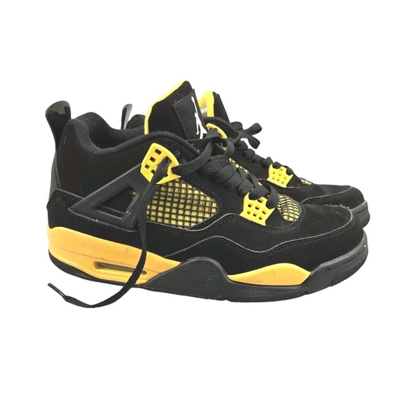 Jordan Other - Air Jordan 4 Retro Thunder 2023 Black Tour Yellow 308497-008 Mens 7.5
